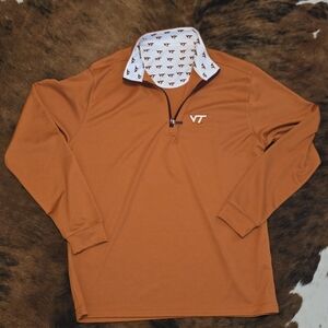 Men's Orange Long Sleeve Shirt